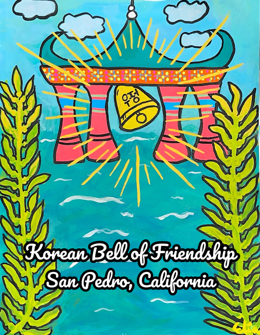 Korean Bell of Friendship Sticker